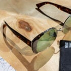 Sarah E20 - Silver tortoiseshell glasses, green Carl Zeiss lenses