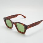 Axel E81 - Tortoiseshell cat-eye glasses, green Carl Zeiss lenses