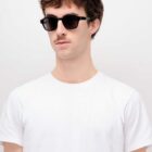 Geo E2 - Lunettes noires en bioacétate, verres polarisés Carl Zeiss