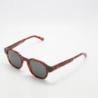 Geo E81 - Tortoiseshell Blonde Glasses, Green Carl Zeiss Lenses