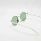 Leo E28 — Lunettes rondes silver, verres verts Carl Zeiss