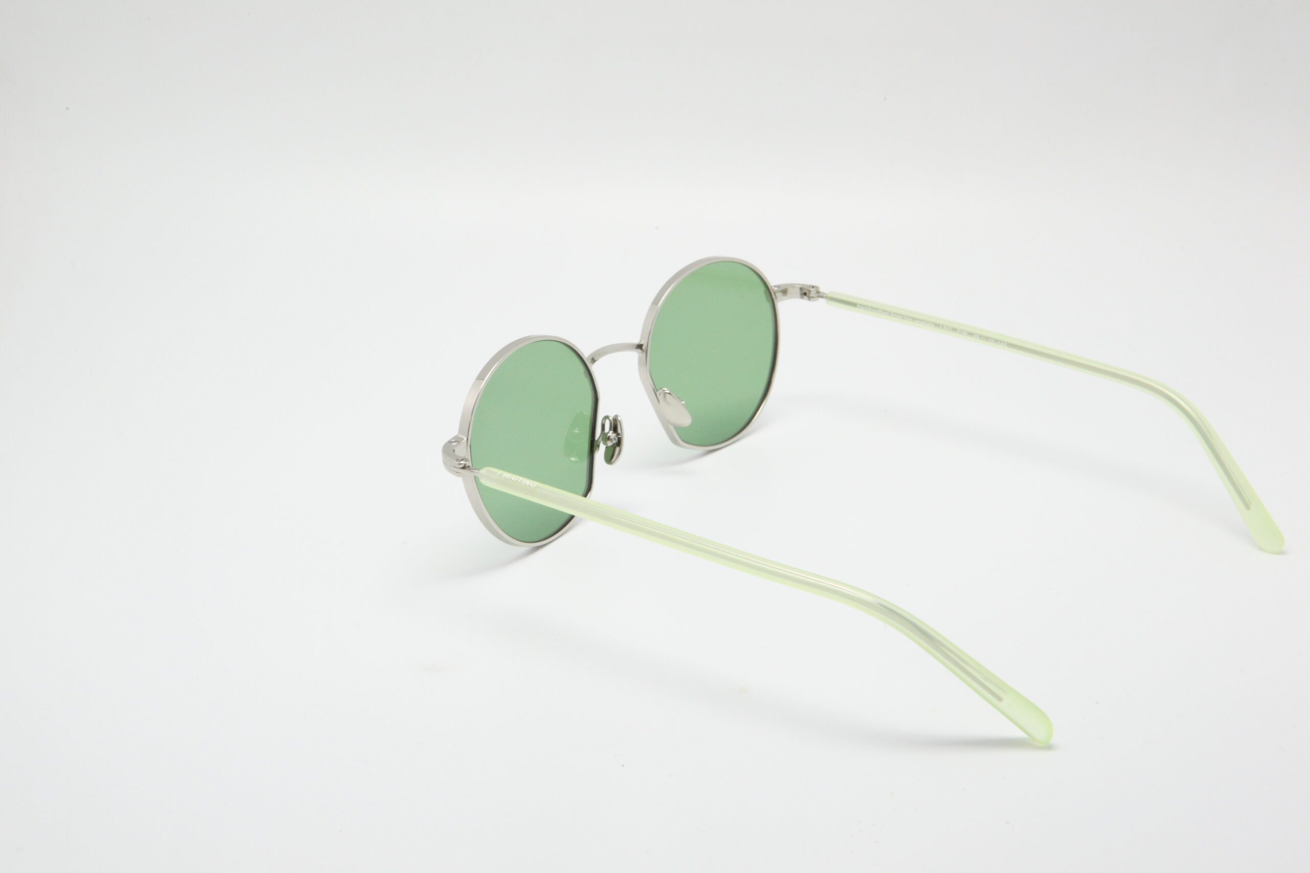 Leo E28 — Lunettes rondes silver, verres verts Carl Zeiss