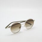 Leo E52 — Lunettes rondes or pâle, verres marron dégradé Carl Zeiss