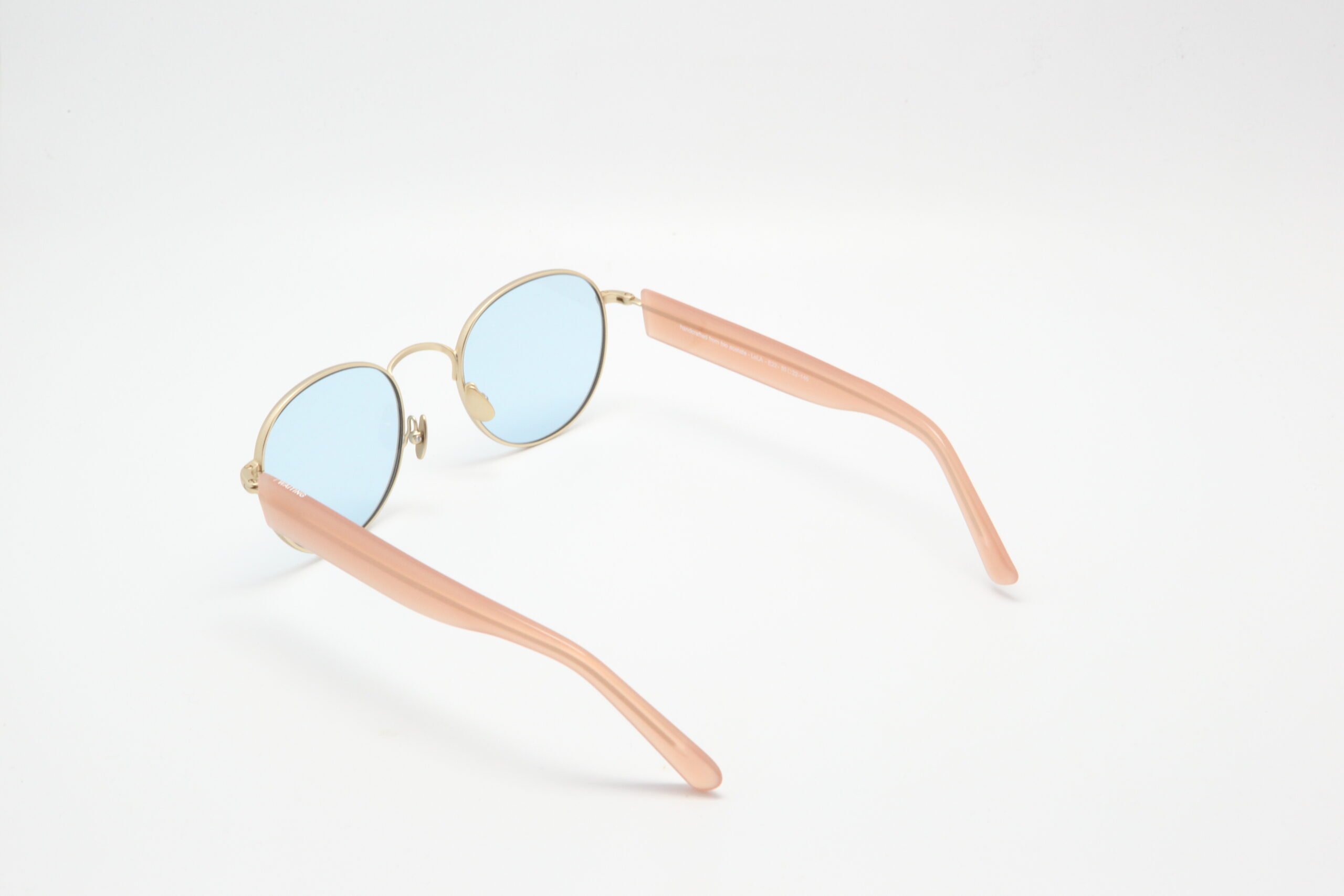 Lola E22 — Lunettes ovales terracotta, verres bleu Carl Zeiss