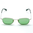 Paula E13 — Lunettes or pâle rectangulaires, verres verts Carl Zeiss