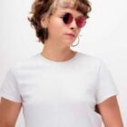 Rebecca E13 - Recycled gun steel glasses, green Carl Zeiss lenses