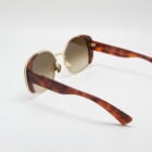 Sara E81 — Lunettes gold écaille blond, verres marron dégradé Carl Zeiss