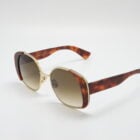 Sara E81 — Lunettes gold écaille blond, verres marron dégradé Carl Zeiss