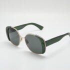 Sara E9 — Lunettes or pâle crystal vert, verres verts Carl Zeiss
