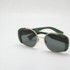 Sara E9 — Lunettes or pâle crystal vert, verres verts Carl Zeiss
