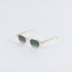 Geo E18 — Lunettes cristal sable, verres verts dégradés Carl Zeiss