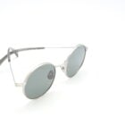 Rebecca E13 - Recycled gun steel glasses, green Carl Zeiss lenses