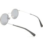 Rebecca E2 — Lunettes rondes acier recyclé, verres noirs polarisés Carl Zeiss