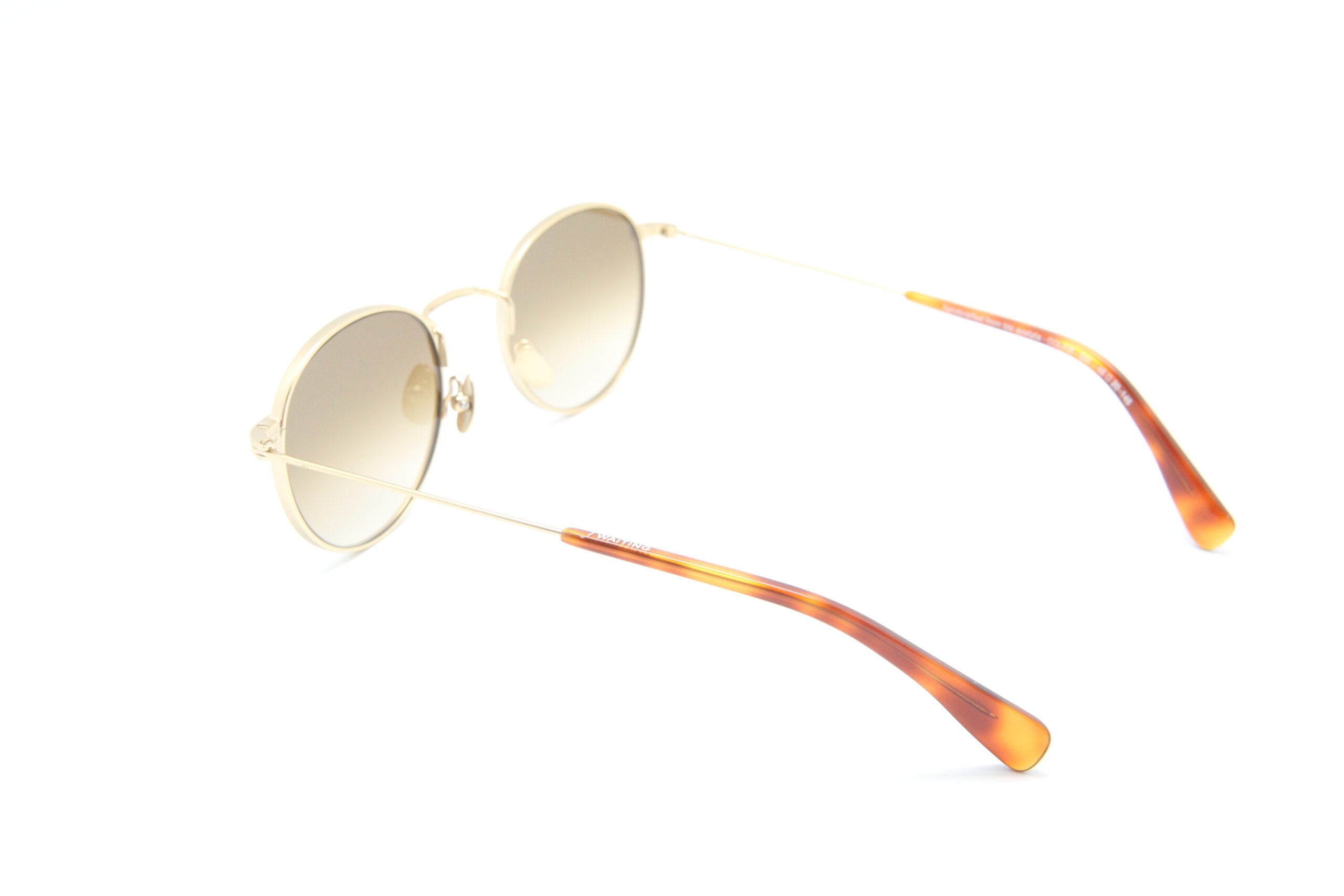 Rebecca E81 — Lunettes acier recyclé, verres dégradés marron Carl Zeiss