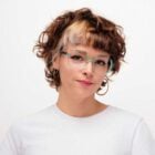 ALIZEE E31L9 - Monture optique en bio-acétate, design lumineux