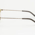 Anne So E13L18 — Monture optique ronde en acétate ambre rosé