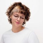 MARION MAT GUN - Monture optique métal mat. Précise, élégante