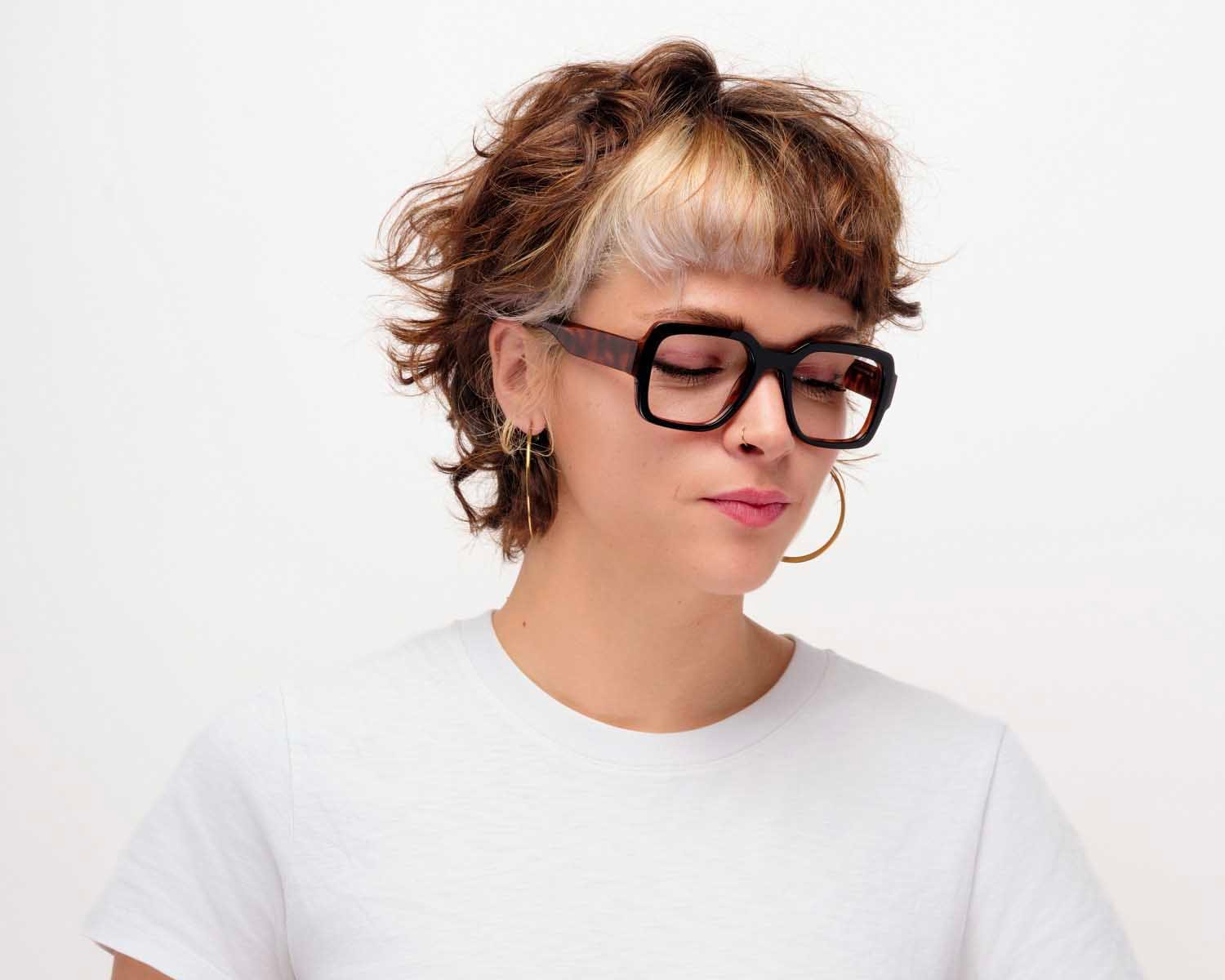 Vero E2L81 - Monture optique havane doré